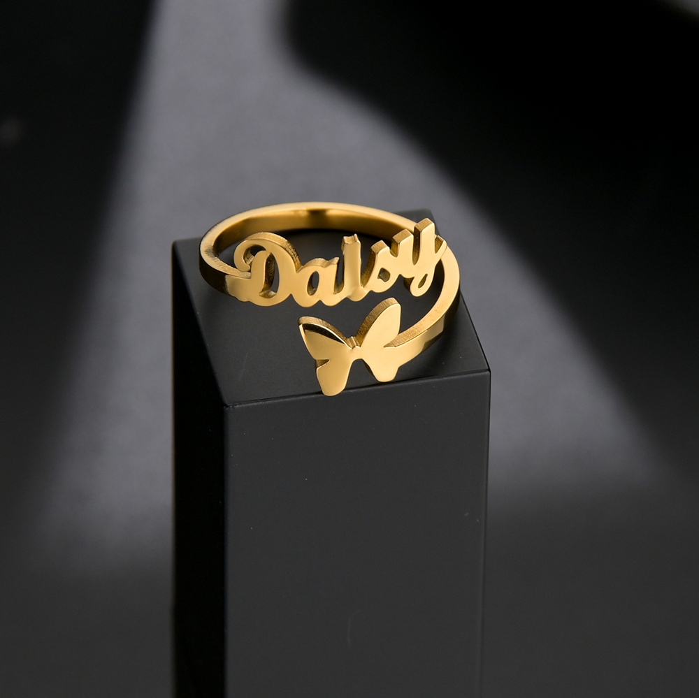 Atoztide Personalized Custom N - Initial Ring Custom recension och pris