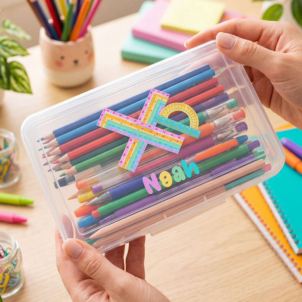 Personalized Pencil Case, Cust - Personalized Name Box recension och pris