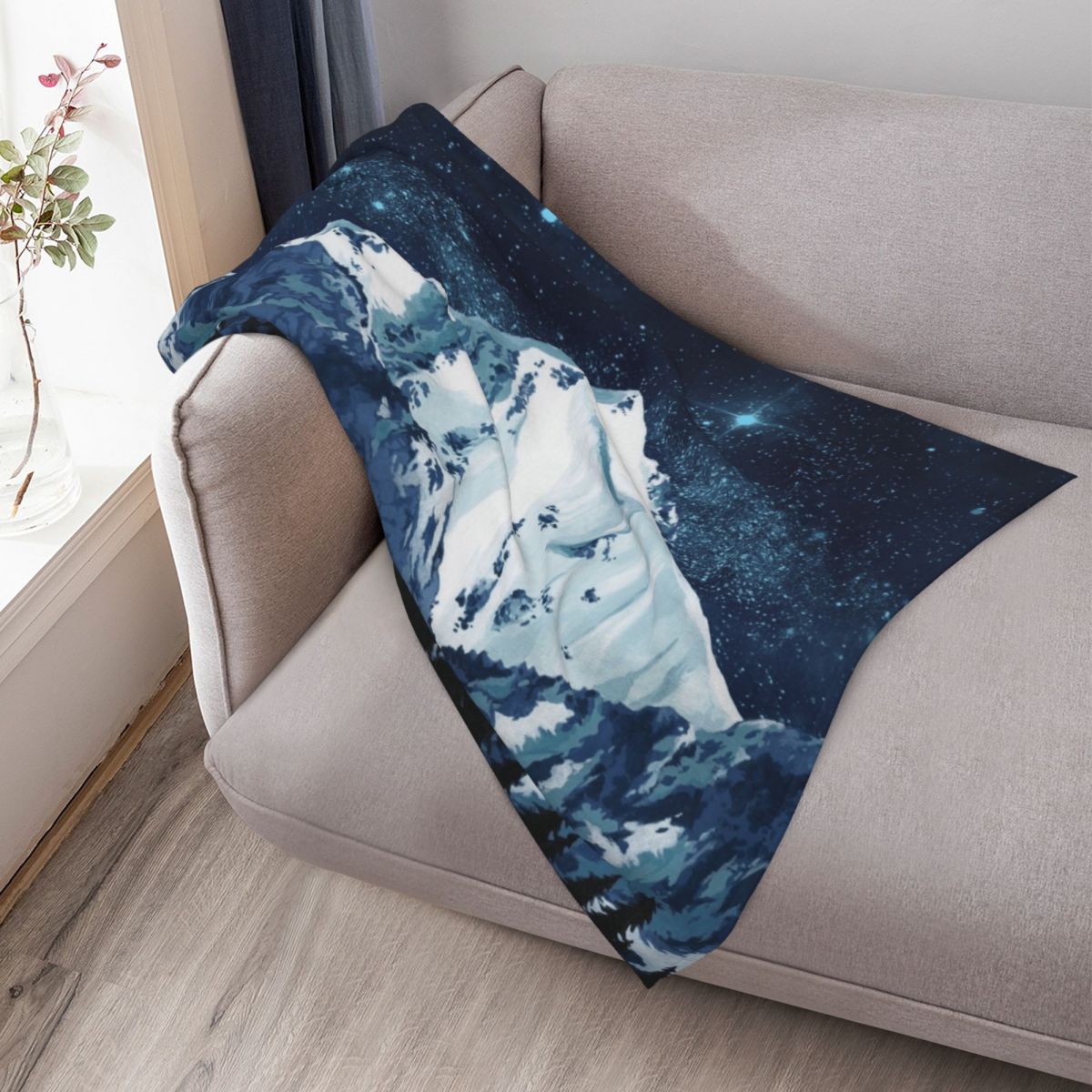 Alaska Night Sky 1 Throw Blank - Custom Night Sky recension och pris
