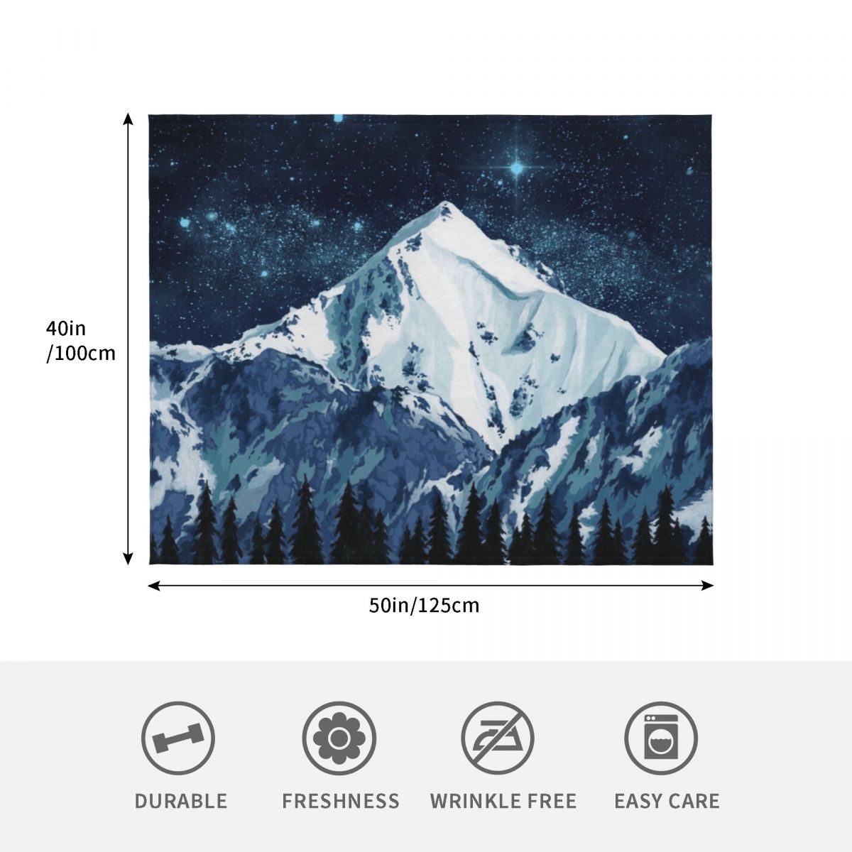Alaska Night Sky 1 Throw Blank - Custom Night Sky recension och pris