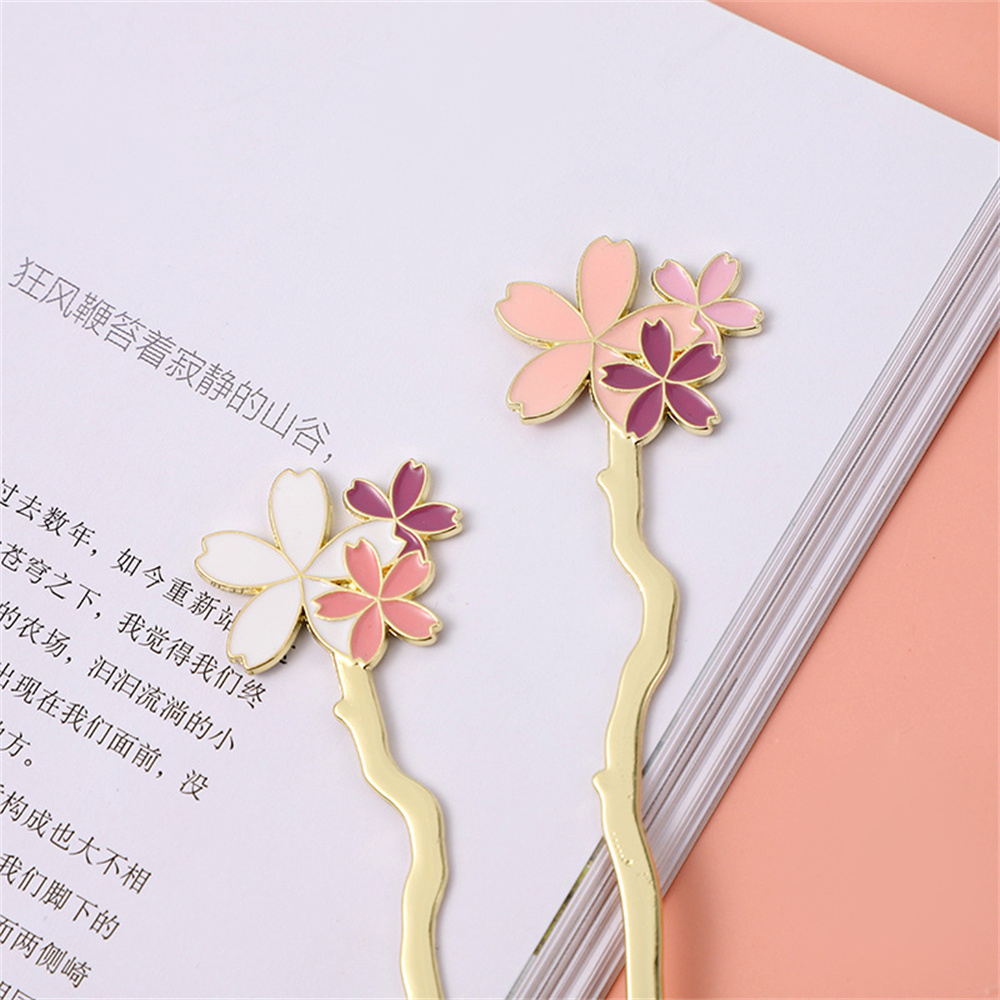 Metal Sakura Bookmark Creative - Dried Flower Bookmark recension och pris