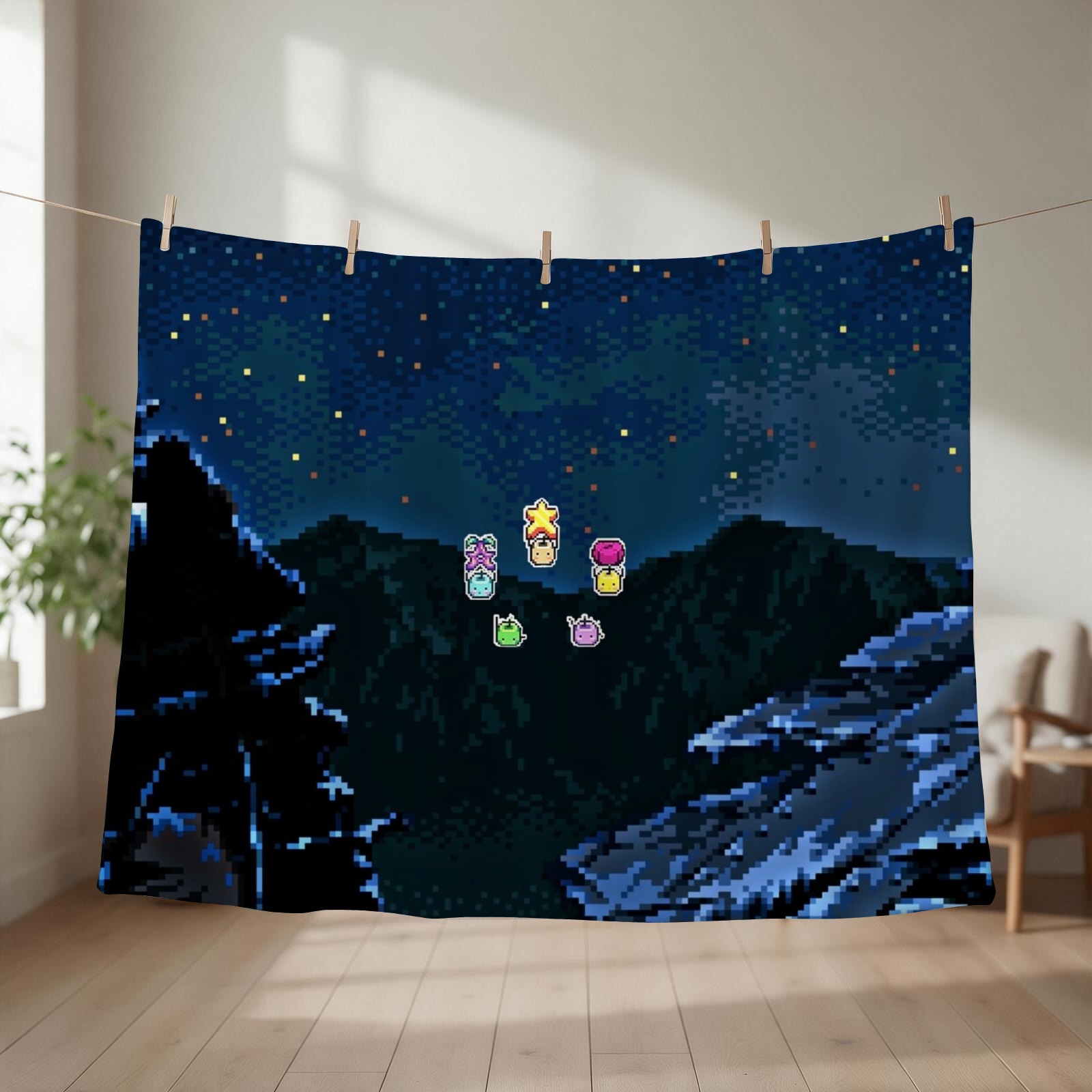 Junimos night sky Throw Blanke - Custom Night Sky recension och pris