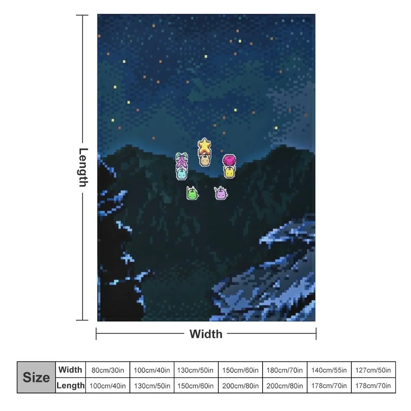 Junimos night sky Throw Blanke - Custom Night Sky recension och pris