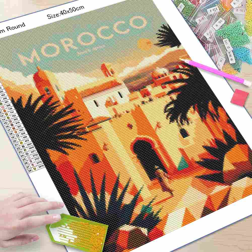 VIVID GEM Diamond Painting Ani - Photo Mosaic Print recension och pris